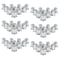 Mytee Products Chrome Metal Push-On Lug Nut Cover with Flange, 33mm, 2in H, Set of 60 Pcs, 6PK LNC-CHROME-51x33x6 - alternate 1