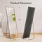 Simple Deluxe infinipower Full Length Mirror, Standing or Leaning Mirror Full Body, Mirror Full Length for Home W 3A88MIROZJ1659BLK - alternate 7