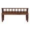 Homeroots 43in Beige and Brown Boucle and Solid Wood Upholstered Bench 723433 - alternate 7