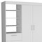 Homeroots Two Piece White Bedroom Set 526361 - alternate 5