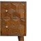 Homeroots 22" Brown Solid Wood Square Two Drawer Nightstand 651510 - alternate 12
