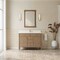 James Martin Vanities Kinnsden 48" Sgl Vanity, Weathered Oak, Sgl Hole 3 CM Wht Zeus Silestone Top and Matching Backsplash D680-V48-WTO-1WZ - alternate 8