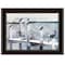 Homeroots Birds on a Pier 3 Black Framed Print Kitchen Wall Art 406707 - alternate 1
