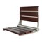 Kingston Brass 3-Slat Shower Seat, Dark Wood/Brushed Nickle KBSS16158 - alternate 1