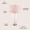 Jonathan Y Collins 29.25" Glass LED Table Lamp, Brass Gold JYL2005A - alternate 8