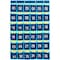 Kore Design Hanging Cell Phone Pocket Storage Classroom Organizer, 36-Pockets, Blue/Yellow KDPS-3614 - alternate 1