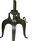 Homeroots 36" Gray And Silver Solid Wood And Iron Adjustable Height Dining Table 488589 - alternate 4