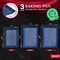 Bakken- Swiss BAKKEN Kitchen Nonstick Cookie Sheets, Set of 3, S/M/L, PFOA-Free, Oven Safe, 450 DegF, Blue BKDD3P66 - alternate 7