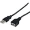 Startech.Com 3 ft Black USB 2.0 Extension Cable A to A - M/F USBEXTAA3BK - alternate 1