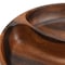 Megachef 10 Inch Acacia Wood Divided Serving Bowl in Dark Brown 750122180M - alternate 5