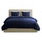Lavish Home 3PC Velvet King Quilt Set & Matching Pillow Shams Medium Weight Ultra Soft Luxury Cotton Velvet 66-004-VN-K - alternate 7