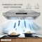 Anzzi 30" 450 CFM 3-Speed Stainless Steel Wall Mount Convertible Pyramid Residential Range Hood RH-AZ0576ESS - alternate 7