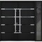 Vdomdoors Steel Double Doors Deux 1105 Black Enamel Sidelight Exterior Window Stainless Inserts Double Modern DEUX1105DEXD-BLK-RH-W72+16 x H80 - alternate 1