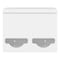 Origin Dispensing Solutions Bulk Dispenser-Double-Steel-White BK20X04WH - alternate 3