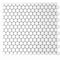 Apollo Tile Cirkel 11.46 in. x 12.4 in. Matte White Porcelain Mosaic Wall and Floor Tile 9.87 sqft/case, 10PK ORB8802WTMA - alternate 1