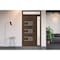 Vdomdoors Front Exterior Prehung Metal-Plastic Door, Manux 8933 Walnut, Side and Top Sidelite Transom, Office MANUX8933EXD-WLN-W32+14xH80+14-RH - alternate 1