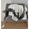 Homeroots 50" X 60" Blue and White Woven Cotton Striped Throw Blanket with Tassels 516508 - alternate 8