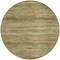 Homeroots 8' Fern Green And Taupe Round Abstract Washable Indoor Outdoor Area Rug 618276 - alternate 7