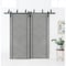 Sartodoors Barn Bypass Doors with 6.6ft Hardware, Planum 0017 Concrete and Aluminum Strips, Sturdy Heavy Duty PLANUM0017BBB-BTN-3696 - alternate 1