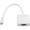Syba Micro HDMI to VGA Cable Adapter, White SY-ADA31045 - alternate 1