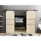 Sartodoors Sliding Double Barn Doors with Hardware, Planum 0014 Natural Veneer and Aluminum Strips, 13FT Rail PLANUM0014DB-SHP-36 - alternate 1