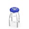 Holland Bar Stool Co 30" Chrome U.S. Air Force Swivel Bar Stool, Accent Ring L8C2C30AirFor - alternate 1