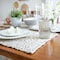 Homeroots 19" Set of Four Ivory And Natural Jute Placemats 534174 - alternate 5