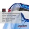 Jackson Safety Safety Goggles/Face Shield Combo, Clear Lens/Blue Shield, Anti-Fog, Indirect Vented, GPL500 Series 21000 - alternate 7