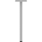 Lorell Offset Leg, Square, Metal, f/Workstation, 7.87"x28.5"H, SR LLR16250 - alternate 5