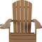 Homeroots 35" Orange Heavy Duty Plastic Adirondack Chair 530698 - alternate 8
