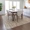 Homeroots 5' X 8' Tan And Beige Abstract Washable Indoor Outdoor Area Rug 602522 - alternate 6