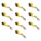Mytee Products 2inx27'Winch Straps w/Flat Snap Hook for Flatbed Utility Trailer 3333lbs WLL, 10PK WS227SHx10 - alternate 3
