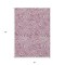 Homeroots 3' X 5' Plum And Ivory Abstract Washable Indoor Outdoor Area Rug 599004 - alternate 8