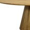 Homeroots 72" Natural Solid Wood Pedestal Base Round Top Dining Table 605987 - alternate 9