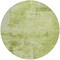 Homeroots 8' Lime Green And Ivory Round Abstract Washable Indoor Outdoor Area Rug 602715 - alternate 6