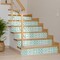 Homeroots 12" X 12" Light Green And White Geo Peel and Stick Removable Tiles 556394 - alternate 5