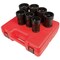 Sunex 3/4 in Drive Sae 6 Point Deep Truck Pinion Locknut Extra Thin Wall 7-Piece Impact Socket Set 4667 - alternate 2