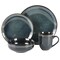 Laurie Gates Novara 16 Piece Round Stoneware Dinnerware Set in Blue 113992.16 - alternate 8