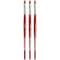 Da Vinci COSMOTOP-SPIN Silk painting Brush, Synthetic, Watercolor, Flat, Size 6, 3PK VA-5880_6 - alternate 1