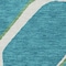 Homeroots 9' X 12' Teal Blue Ivory And Green Abstract Washable Indoor Outdoor Area Rug 600574 - alternate 6
