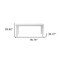 Homeroots 79" White Solid Wood Dining Table 518759 - alternate 4