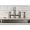 Kingston Brass Bridge Kitchen Faucet with Brass Sprayer, Polished Nickel KS7276BPLBS - alternate 5