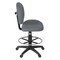 Regency Comfort Series Swivel Fabric Computer Task Chair - Armless - Grey 105-DK-GY - alternate 9