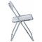 Leisuremod Lawrence Acrylic Folding Chair with Metal Frame, Clear LF19CL - alternate 9