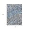 Homeroots 10' X 14' Blue And Gray Abstract Washable Indoor Outdoor Area Rug 631950 - alternate 3