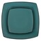 Gibson Elite Soho Lounge 16 Piece Matte Glaze Square Dinnerware Set in Teal 130934.16 - alternate 6
