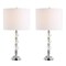 Jonathan Y Paul 26" Crystal/Metal LED Table Lamp, Clear/Chrome, 2PK JYL5041A-SET2 - alternate 1