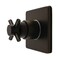 Kingston Brass Single-Handle Six-Way Diverter Valve with Square Trim Kit, Oil Rubbed Bronze KS4045DX - alternate 1