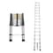 Wrightmaster 14.5 ft. Aluminum Portable Extension Ladder with 300 lb. Load Capacity Type IA Duty Rating for Home ZR-255610 - alternate 1