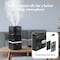 Edendirect 1.1 Gal. Black Ultra Fine Water Mist Ultrasonic Desktop Humidifier Up to 450 sq. ft. IR-S40A - alternate 6
